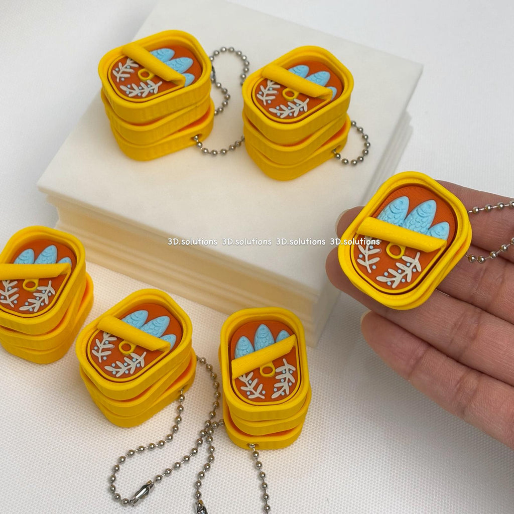 Sardines Clicker Keychain